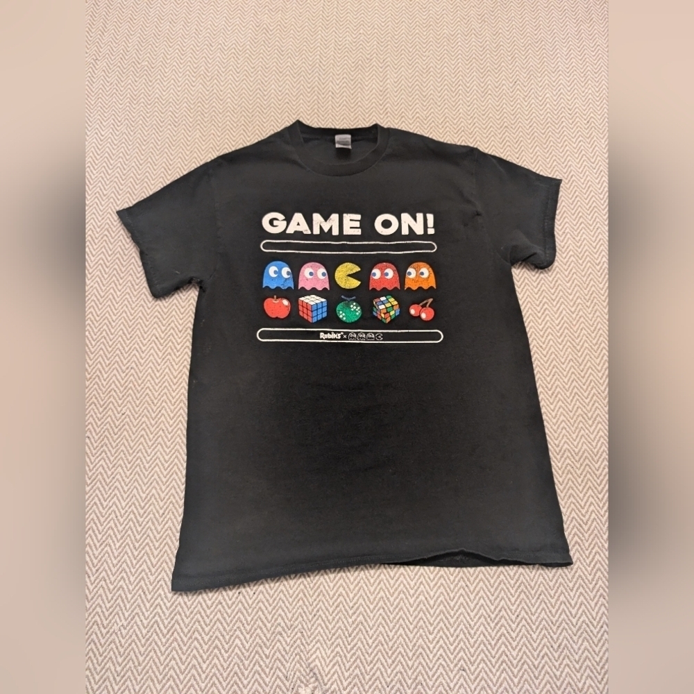 Gildan Pacman Black Game On T-Shirt